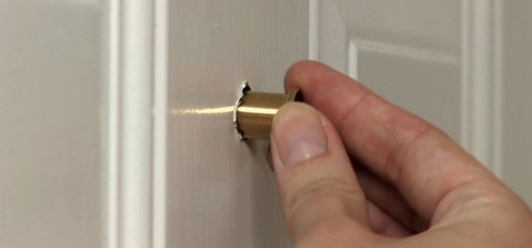 peephole door repair in Hollywood